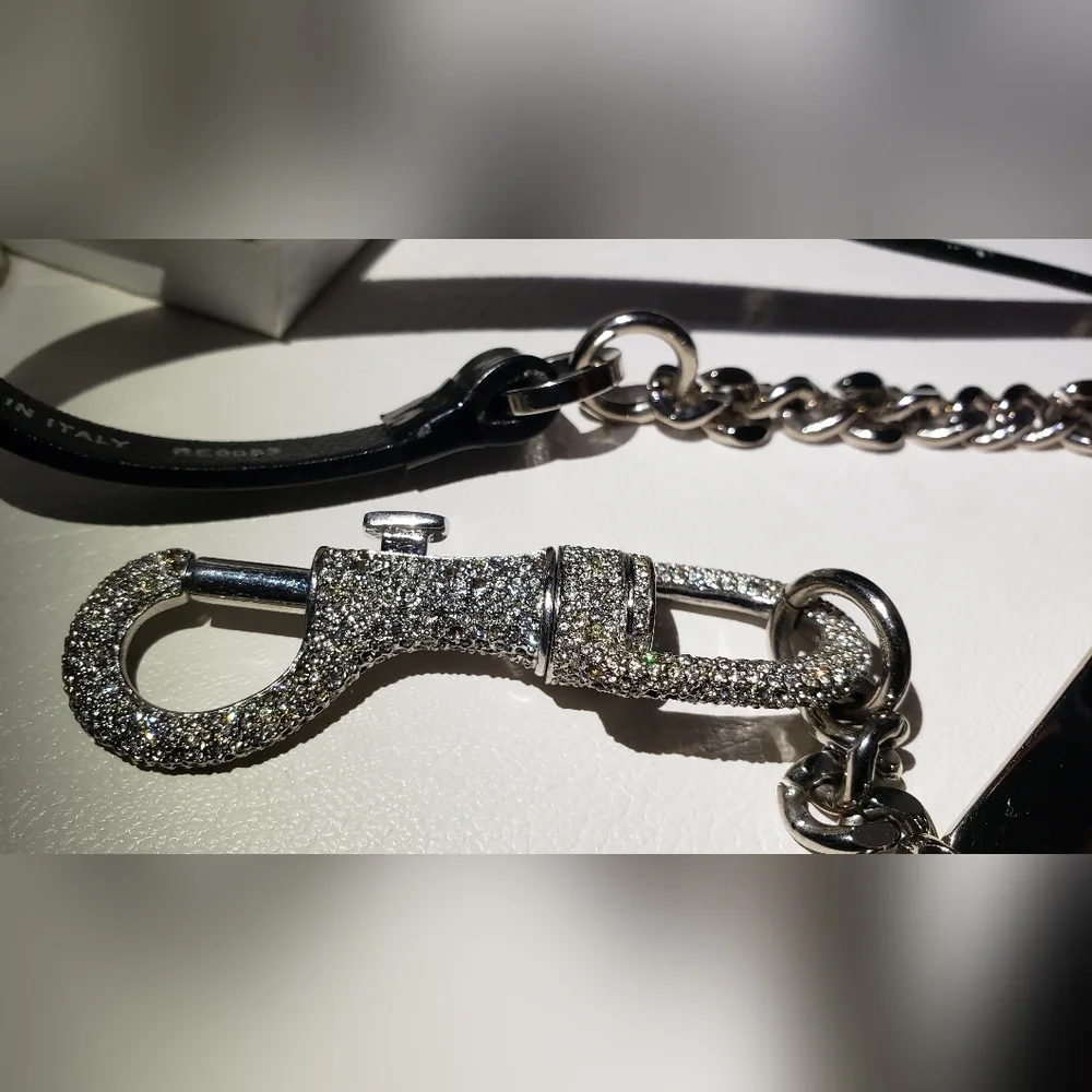 Christian Dior by Galliano Hardcore Mousqueton Chain Belt Noir 85 w/ Box (2004) - Picture 11 of 17